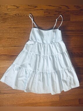 Kimchi Blue Women’s Striped Sundress with Spaghetti Straps